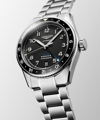 ロンジン スピリット ZULU TIME 自動巻 L3.802.4.53.6