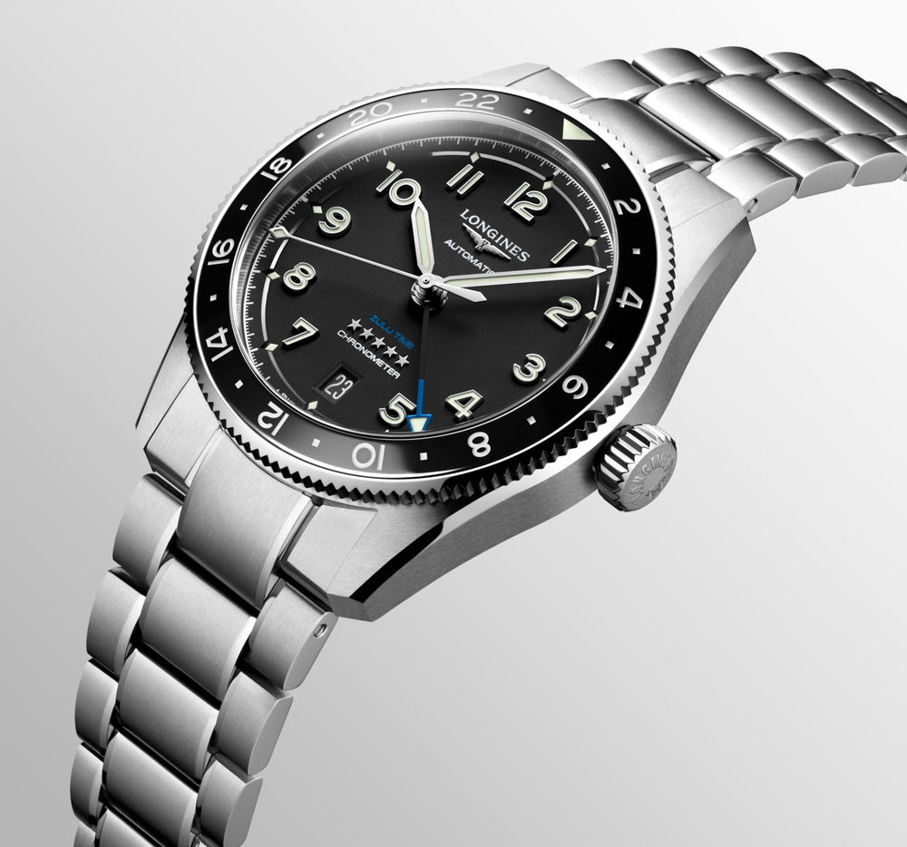 ロンジン スピリット ZULU TIME 自動巻 L3.802.4.53.6