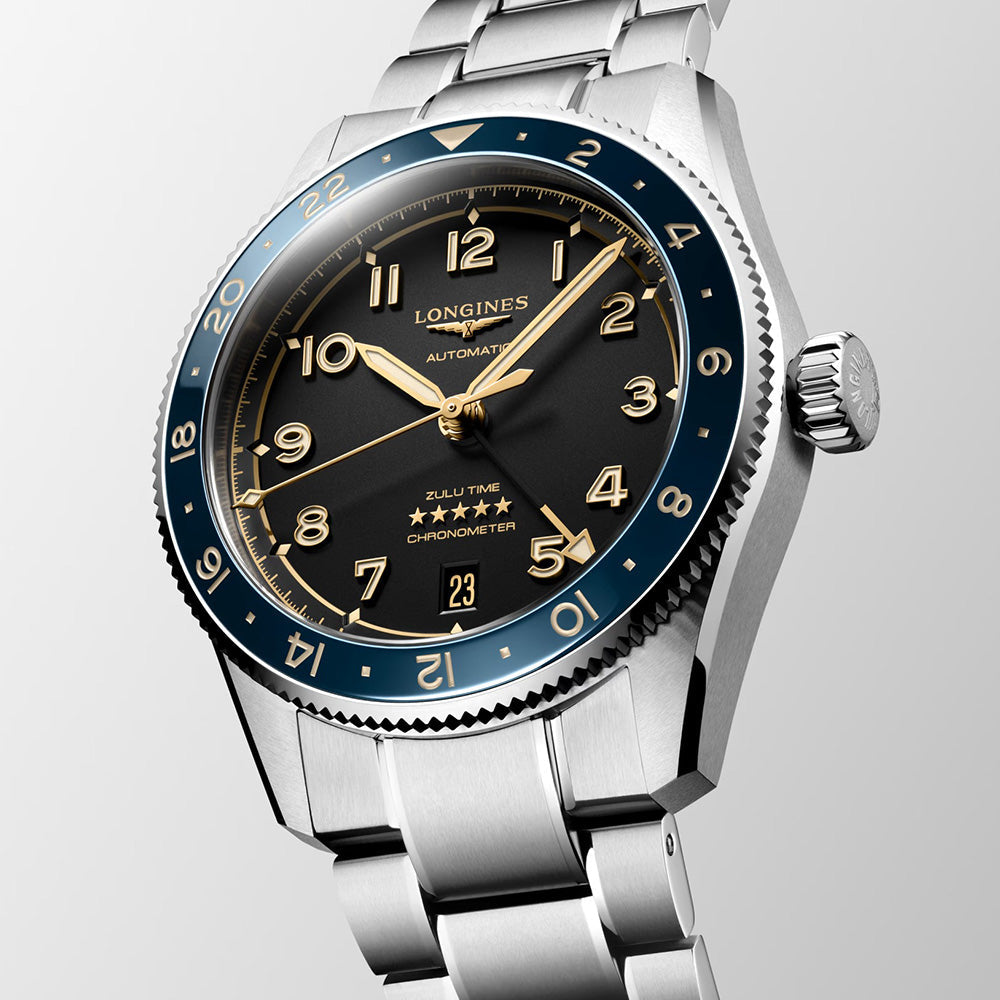 ロンジン スピリット ZULU TIME 自動巻 39MM L3.802.4.60.6 – THREEC WEB