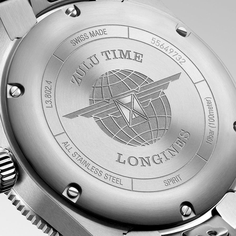 ロンジン スピリット ZULU TIME 自動巻 39MM L3.802.4.60.6