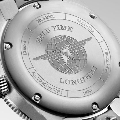 ロンジン スピリット ZULU TIME 自動巻 39MM L3.802.4.60.6
