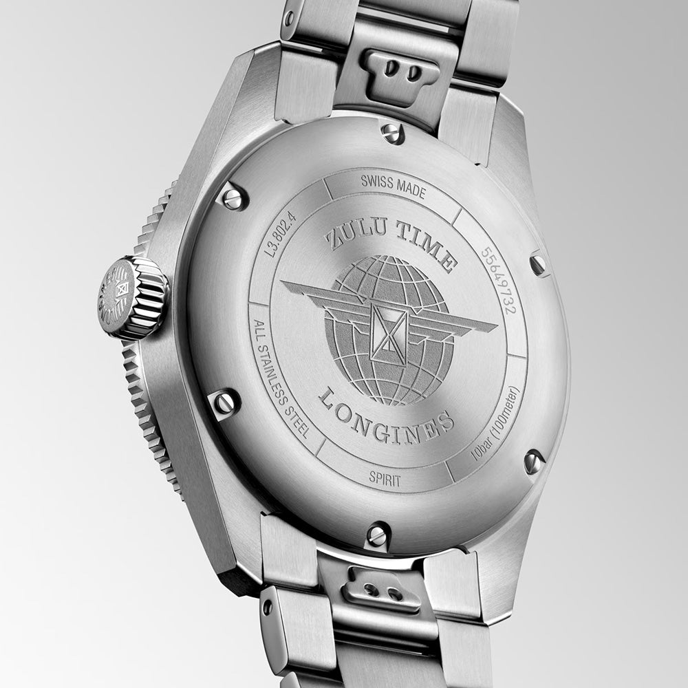 ロンジン スピリット ZULU TIME 自動巻 39MM L3.802.4.60.6