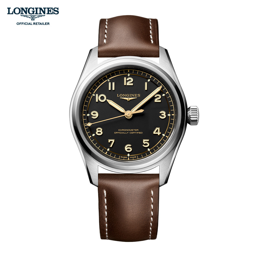 ロンジン スピリット パイロット 自動巻き 39mm L3.809.4.53.2