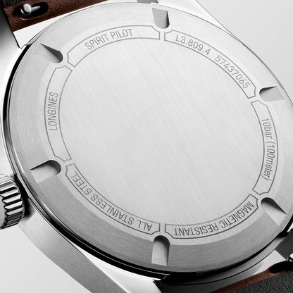 ロンジン スピリット パイロット 自動巻き 39mm L3.809.4.53.2