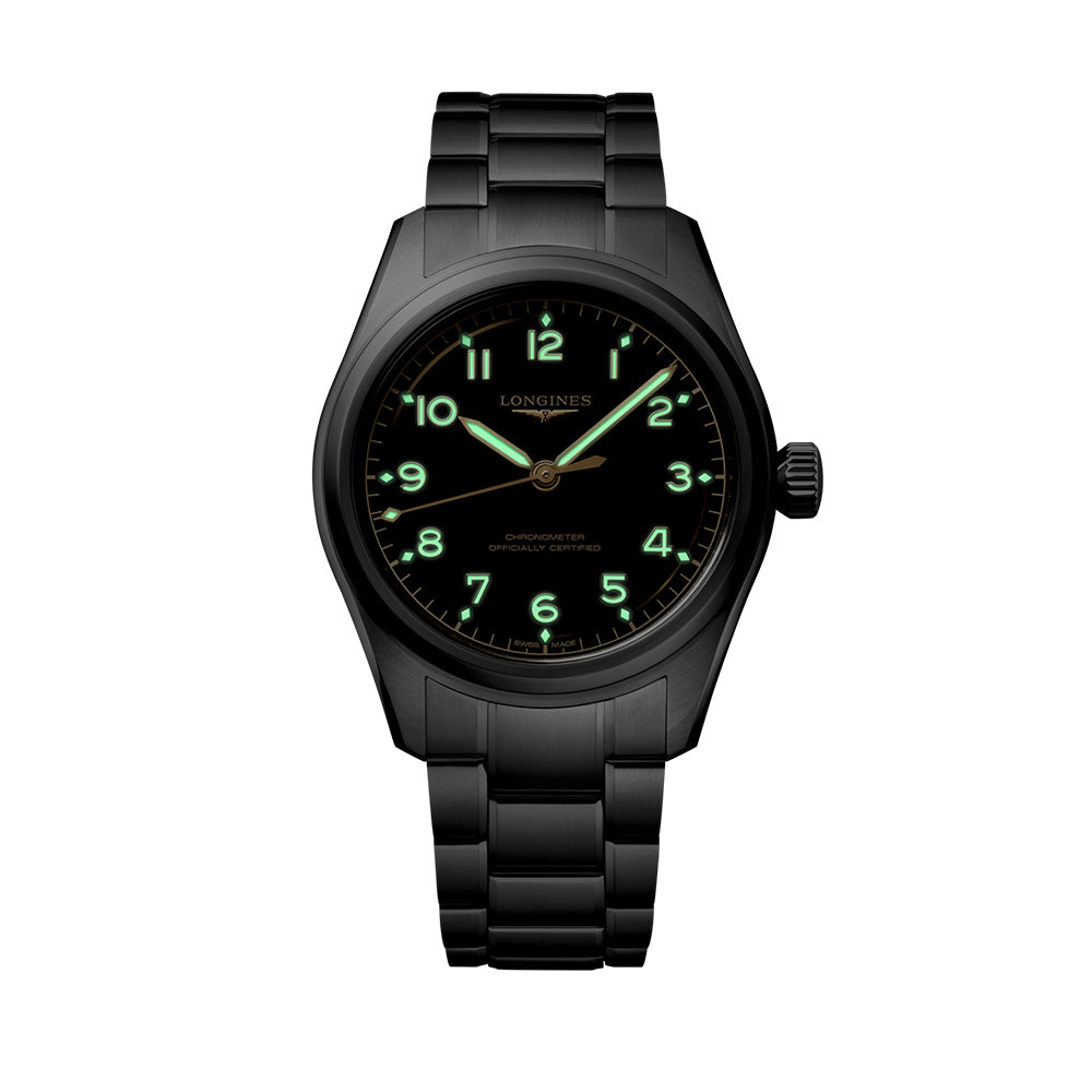 ロンジン スピリット パイロット 自動巻き 39mm L3.809.4.53.6