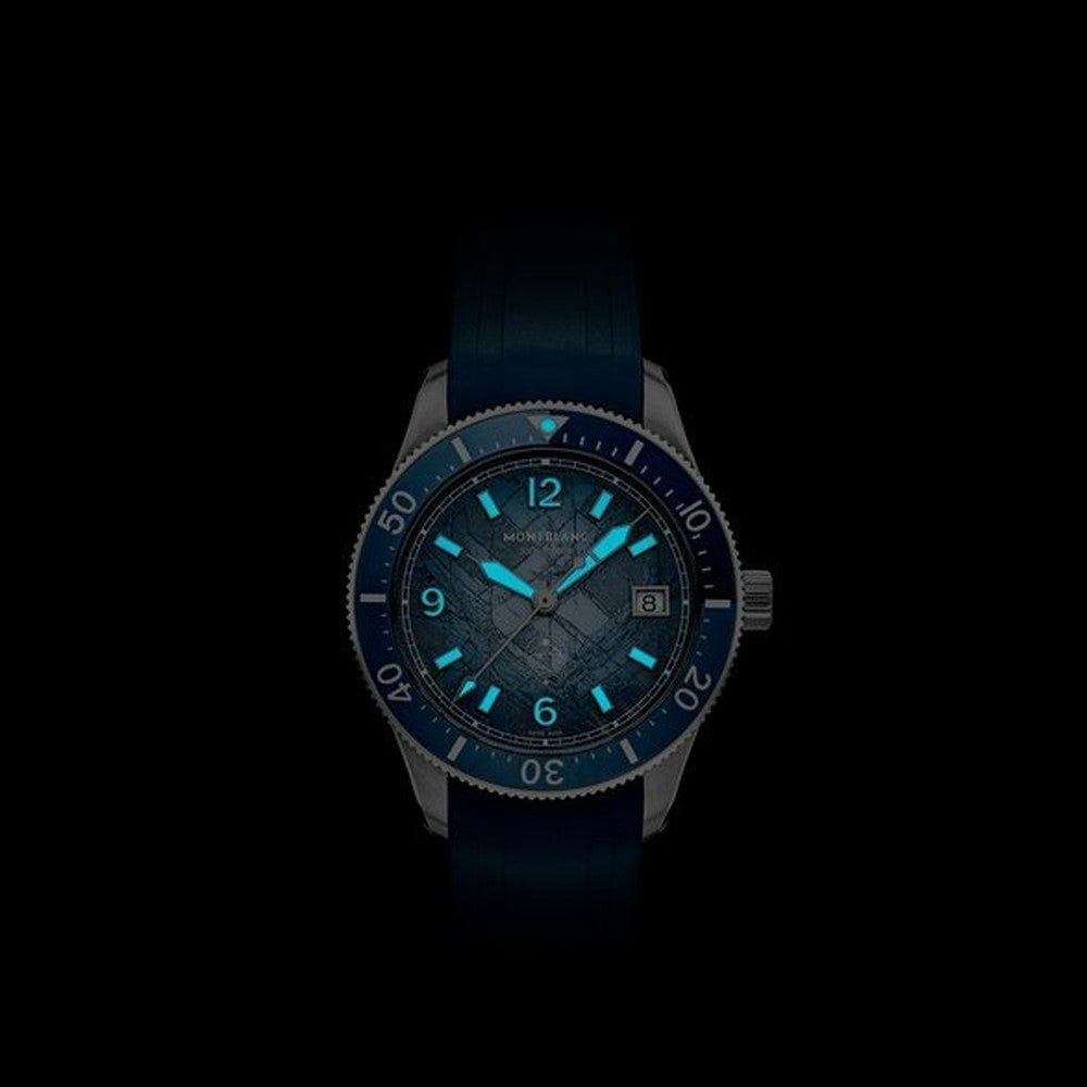 モンブラン アイスシー オートマティック デイト ゼロ オキシジェン 自動巻 38mm MB134023