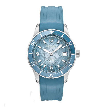 モンブラン アイスシー オートマティック デイト ゼロ オキシジェン 自動巻 38mm MB134023