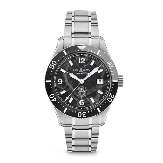 モンブラン アイスシー オートマティック デイト ゼロ オキシジェン 自動巻き 38mm MB136765