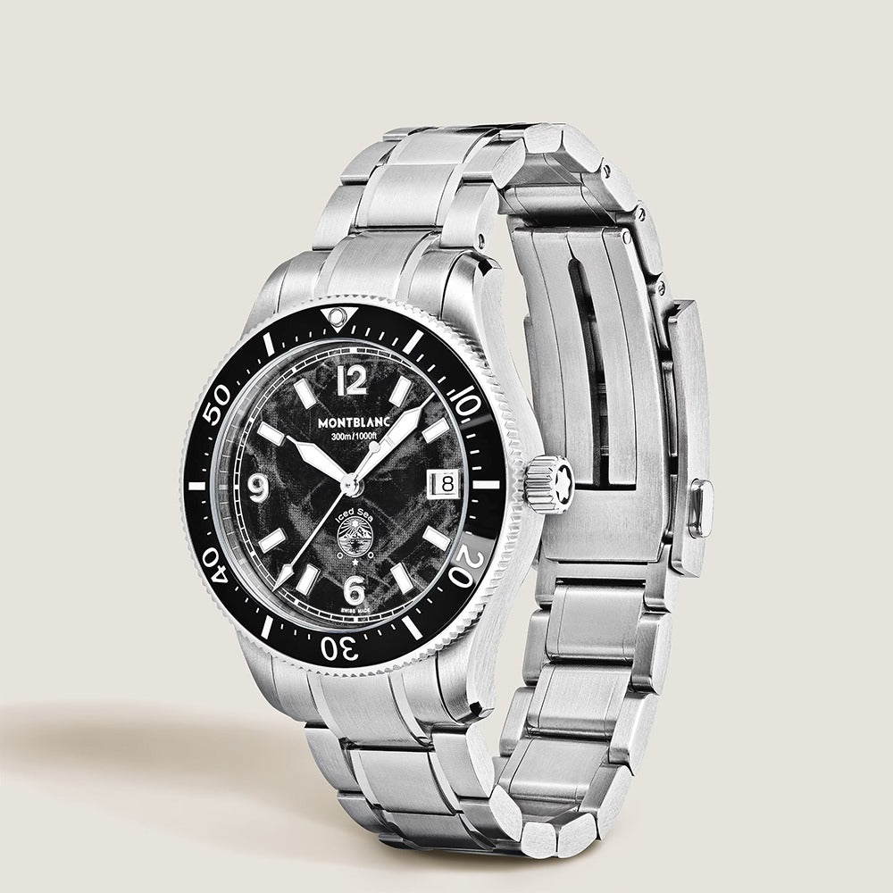 モンブラン アイスシー オートマティック デイト ゼロ オキシジェン 自動巻き 38mm MB136765