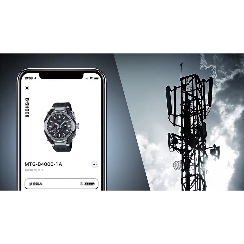 MT-G MTG-B4000 Series 電波ソーラー Bluetooth搭載 MTG-B4000-1AJF