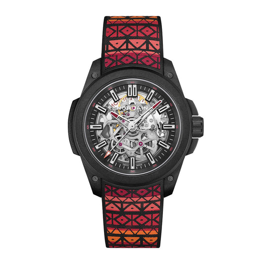 世界限定200本 ワイルドワン スケルトン ハクナ・ミパカ リミテッドエディション 自動巻き 42mm N3000.07Q17.B24.R01