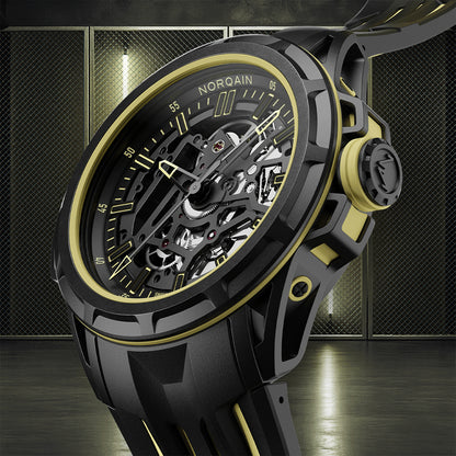 世界限定200本 ワイルドワン スケルトン X-Lite リミテッドエディション 自動巻き 41mm N3003.26X01.B01.R01