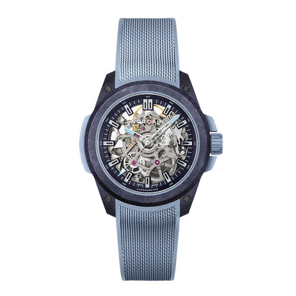 ワイルドワン スケルトン 自動巻き  39mm パープル アイスブルー NNQ3001QPIA1AS/P001/3W2IAR.18P