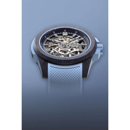 ワイルドワン スケルトン 自動巻き  39mm パープル アイスブルー NNQ3001QPIA1AS/P001/3W2IAR.18P