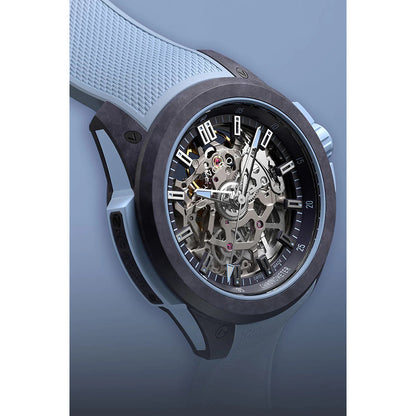 ワイルドワン スケルトン 自動巻き  39mm パープル アイスブルー NNQ3001QPIA1AS/P001/3W2IAR.18P