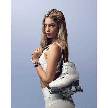 ワイルドワン スケルトン 自動巻き  39mm パープル アイスブルー NNQ3001QPIA1AS/P001/3W2IAR.18P