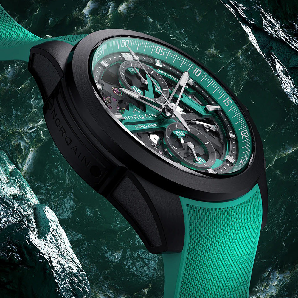 世界限定500本 インディペンデンス スケルトン クロノ リミテッドエディション 自動巻き 42mm NNT3200BLC/JD326/322CHJDR.20T