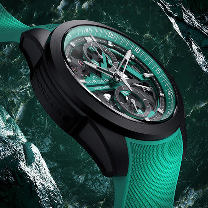 世界限定500本 インディペンデンス スケルトン クロノ リミテッドエディション 自動巻き 42mm NNT3200BLC/JD326/322CHJDR.20T