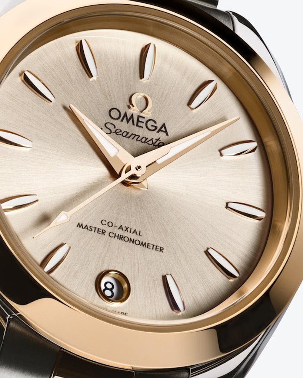 オメガ OMEGA 231.20.30.20.06.002 シーマスター アクアテラ 150M 18KYGベゼル デイト 自動巻き レディース 保証書付き_878081 OMEGA（オメガ） OMEGA 231.20.30.20.06.002 シーマスター アクアテラ