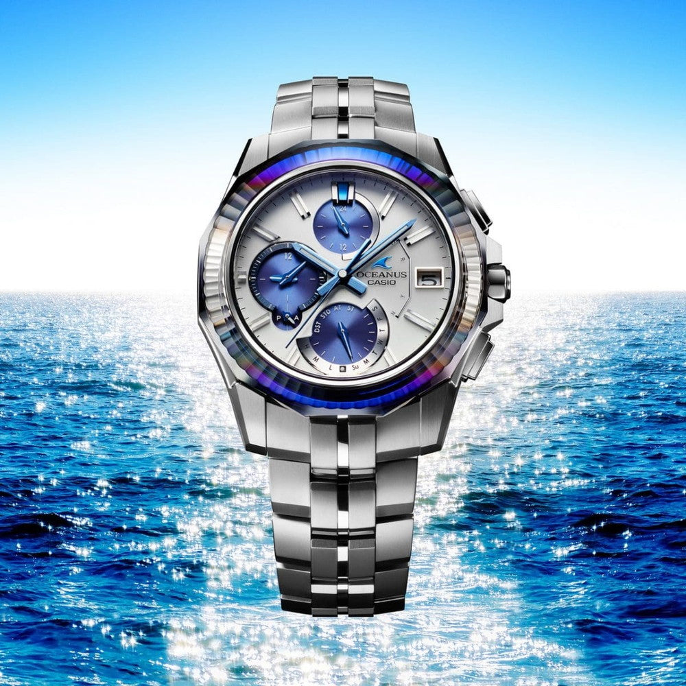 世界限定600本 CASIO WATCH Partner Shopモデル Manta S6000 Series ソーラー 標準電波受信 OCW-S6000PB-7AJR