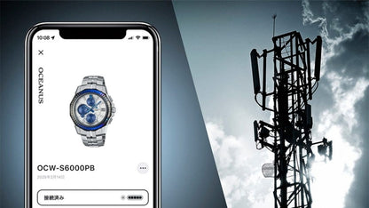 世界限定600本 CASIO WATCH Partner Shopモデル Manta S6000 Series ソーラー 標準電波受信 OCW-S6000PB-7AJR