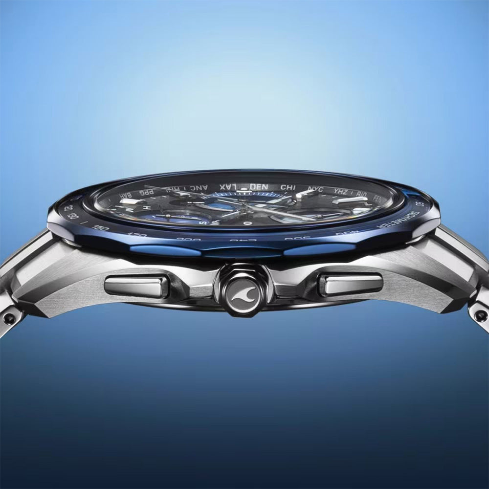 Indigo Ocean-阿波藍- 世界限定1,300本 Manta S7000 Series Bluetooth 電波ソーラー OCW-S7000AP-1AJF