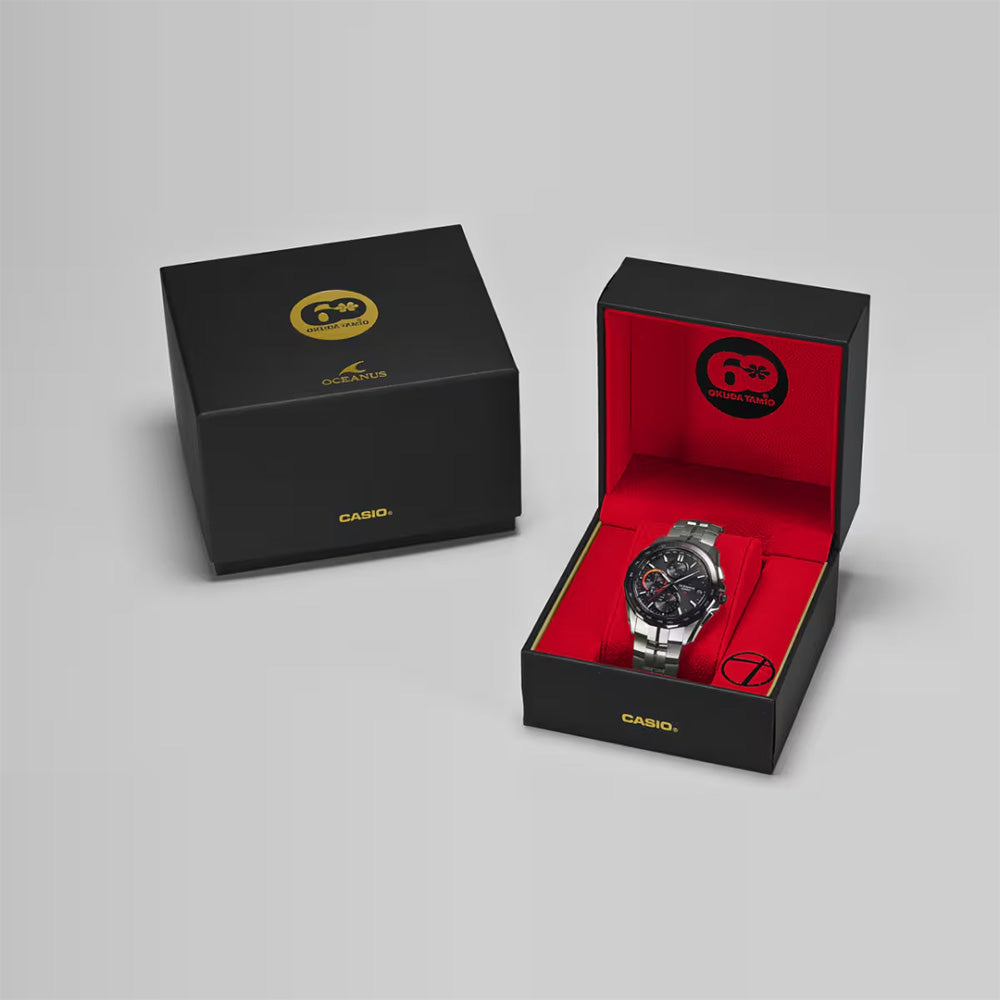 日本限定1000本 CASIO WATCH Partner Shopモデル 奥田民生コラボレーションモデル Manta S7000 Series ソーラー OCW-S7000TS-1AJR