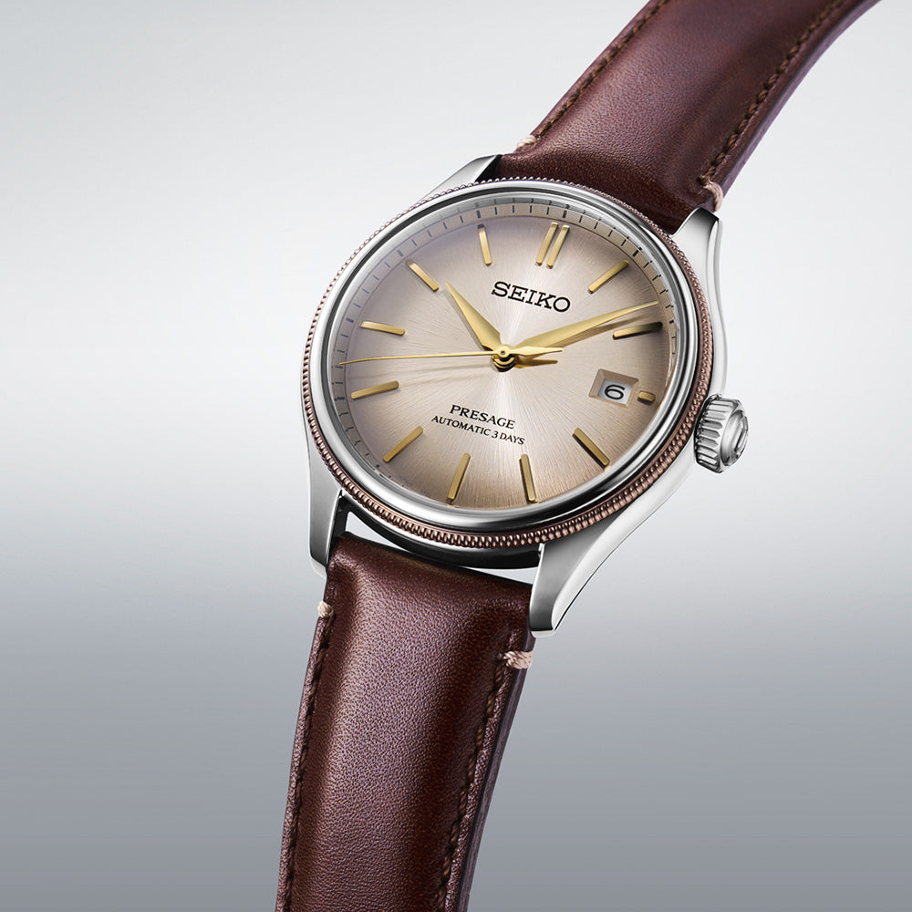 世界限定3,000本 アップサイクルレザーストラップ 限定モデル メカニカル 自動巻 SARX135