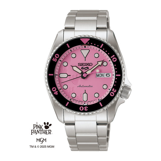世界限定9,999本 ピンクパンサー コラボレーション限定モデル SKX series メカニカル 自動巻き SBSA321