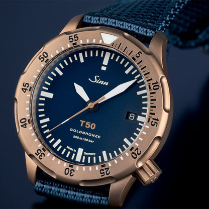 世界300本限定 ダイバーズウォッチ 自動巻 41mm T50 GOLDBRONZE B